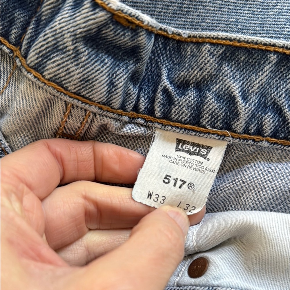Vintage Levi's Orange tab 517 Jeans 33x32 - Picture 15 of 15